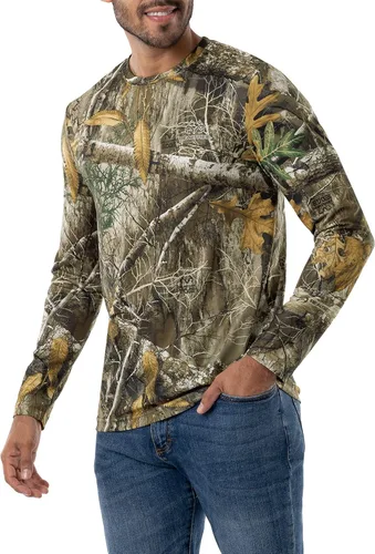 Vista 7 de Realtree Paquete de 2 camisetas de manga larga para hombre