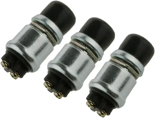 Vista 8 de Ampper - Interruptor de arranque momentáneo, interruptor momentáneo resistente para arranque de motor de 12 V, bocina, encendido de equipos Negro