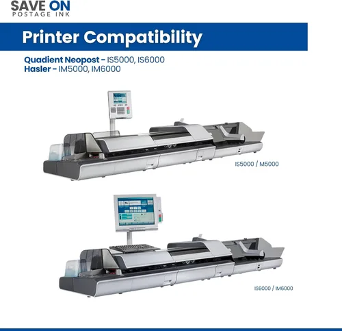Vista 3 de Hasler IM5000/IM6000 - Depósito de tinta roja compatible con IM56INK