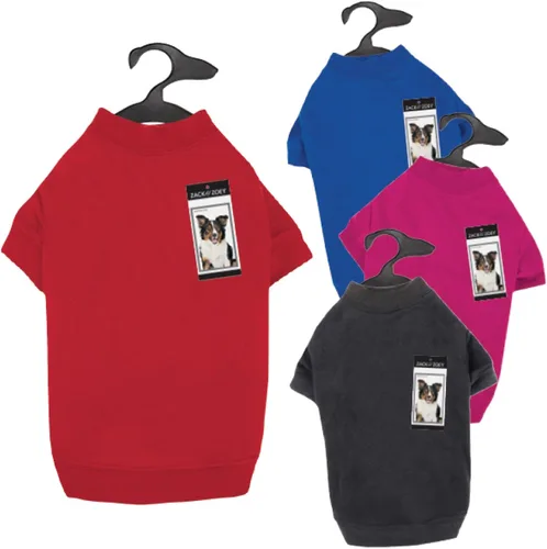 Vista 4 de ZZ Playera básica para perro., XS, Negro
