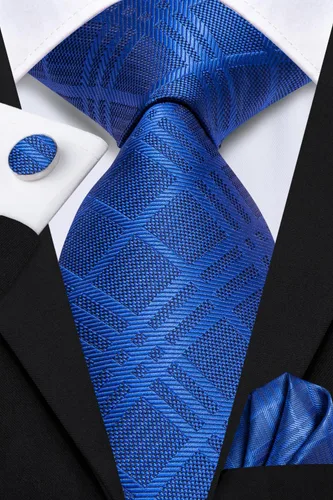 Vista 68 de Dubulle Corbata tejida de cachemira para hombre y gemelos de pañuelo para hombre, conjunto de gemelos para boda formal y negocios
