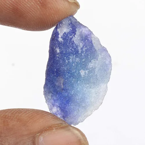 Vista 2 de GEMHUB Cristal curativo de zafiro azul crudo de 2250 quilates cristal de zafiro áspero piedra preciosa natural suelta FD-309 Gema azul