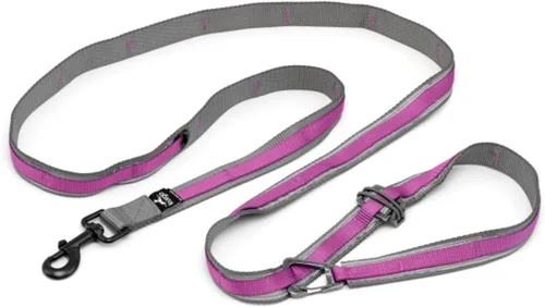 Vista 7 de Kurgo Correa cuántica de 6 en 1, correa para perros manos libres, cinturón para correr, estilo bandolera y cinturón de cintura, reflectante, clip