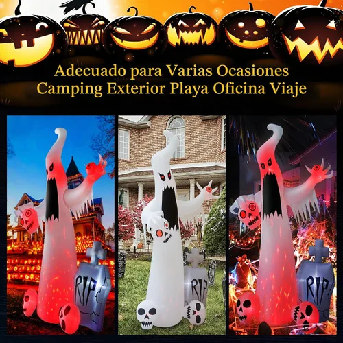 Vista 6 de HOPOCO Inflables de Halloween de 12 pies para decoración al aire libre