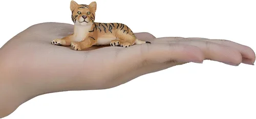 Vista 4 de MOJO Tiger Cub - Figura de juguete acostado