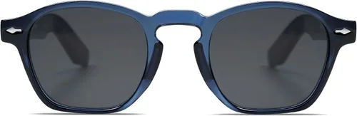 Vista 3 de VANLINKER Gafas de sol cuadradas pequeñas retro para hombres y mujeres de moda con forma de cubo fino, montura delgada, gafas de lujo VL9774