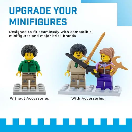 Vista 10 de Megapaquete de 86 armas diseñadas para LEGO y otras minifiguras