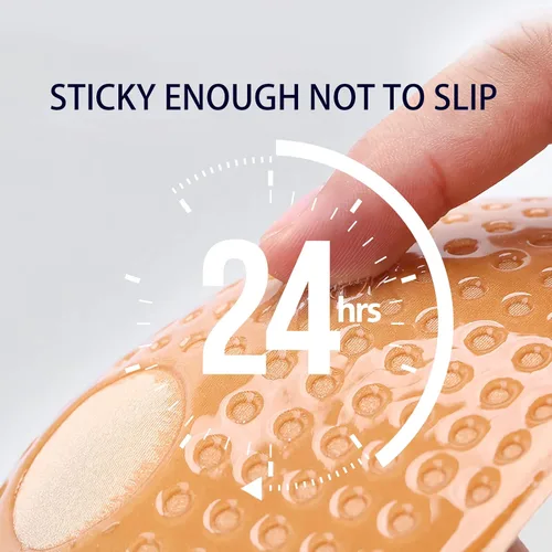 Vista 4 de Sticky Bra Push up Backless Strapless BraReusable Sweatproof Adhesive Bras for WomenInvisible Stick on Bra for Dresses