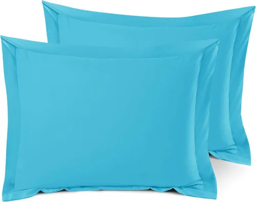 Vista 37 de Nestl Juego de 2 fundas tipo sham de almohada suaves - Fundas de almohada de microfibra de doble cepillado - Fundas de almohada de cama premium