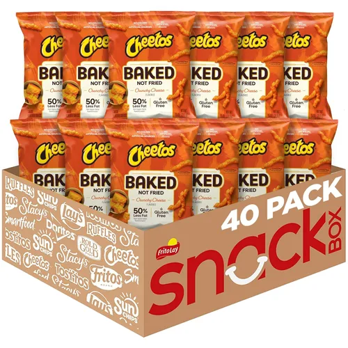 Vista 11 de Lay del horno Baked Flavored patatas fritas de barbacoa, 1.125 onza (Pack de 64)