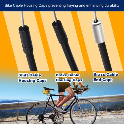 Vista 6 de weideer Cable de freno de bicicleta Cable de cambio Kit de carcasa de cable de bicicleta Kit de cable de freno de bicicleta Línea de transmisión
