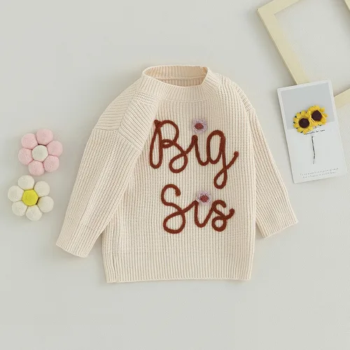 Vista 86 de VISGOGO Suéter a juego para hermanitas grandes y pequeñas, ropa de una sola pieza