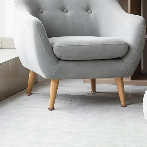 Vista 9 de Angoily Almohadillas y deslizadores de muebles para suelos de madera dura, 10 unidades de fieltro para patas de silla, almohadillas de movimiento