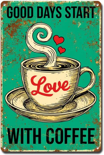 Vista 47 de Lygond Letrero de metal con texto en inglés «Bear That's What I Do I Drink Coffee I Hate People and I Know Things», decoración de invernadero