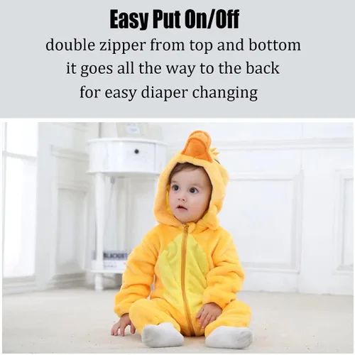 Vista 5 de Disfraces de animales para bebé, unisex, mameluco para Halloween