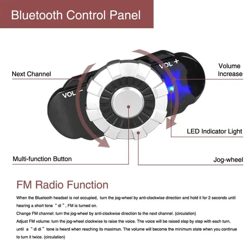 Vista 4 de Martian Casco Bluetooth para motocicleta, modular, abatible, cara completa, doble visera, auriculares de intercomunicación Bluetooth integrados