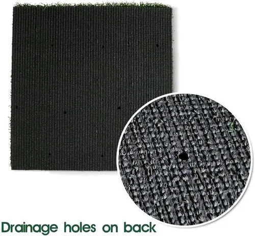 Vista 4 de Fas Home Alfombra de Césped Verde para Poner (1.2 cm Tamaño Personalizado) Alfombra de Césped Artificial Multiusos para Interior/Exterior, Alfombra