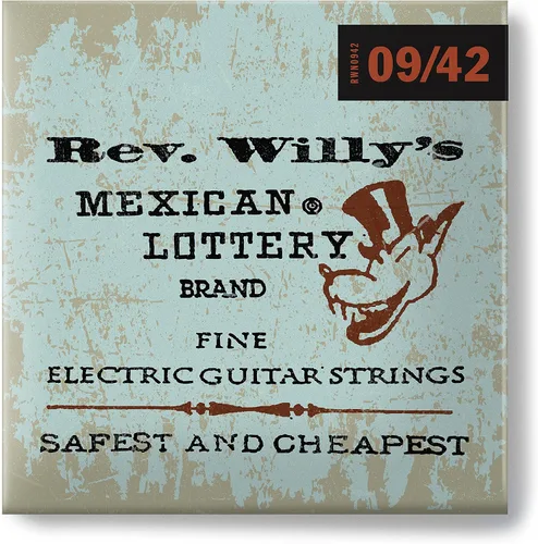 Vista 8 de Dunlop RWN0738 Reverend Willy's cuerdas para guitarra eléctrica