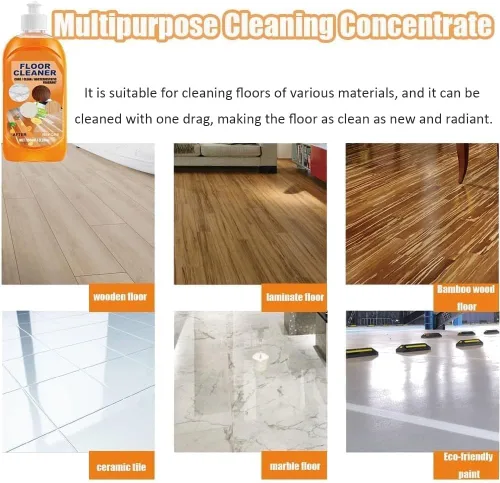 Vista 3 de 2 piezas Momeng FloorOrange, FloorCare, Momeng Floor Liquid, Potente piso de descontaminación, concentrado multiusos (6.8 fl oz)