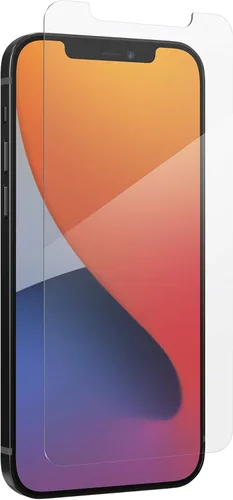 Vista 45 de ZAGG Glass Elite Protector de Pantalla para iPhone SE (3ª/2ª Gen), 8, 7, 6s, 6 – Máxima Protección contra Impactos y Arañazos, Vidrio