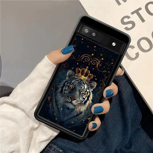 Vista 393 de Compatible con Google Pixel 4A 5G Mobile Case Creative Acrylic Panel trasero Silicona Protección Grip especialmente diseñado para Google Pixel 4A 5G