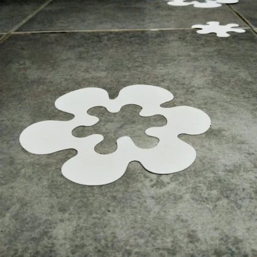 Vista 7 de COMPAC HOME Select Safe-T-Shapes, Large, White Daisy 14 Count (Pack of 2)