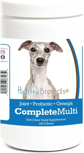 Vista 82 de Healthy Breeds Affenpinscher todo en uno multivitamínico suave masticable 120