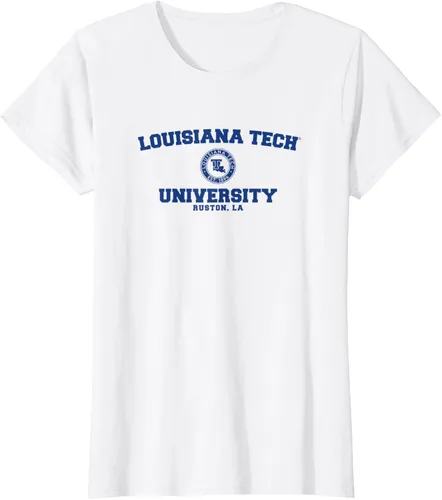 Vista 15 de Camiseta Louisiana Tech Bulldogs Circle Logo, Gris