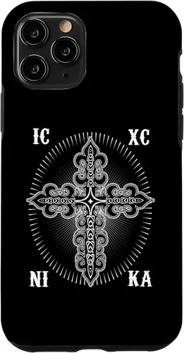 Vista 29 de IC XC Nika Cross Christogram Orthodox Christian Case for iPhone 17