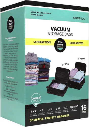 Vista 9 de Greenco Bolsas para sellar con aspiradora