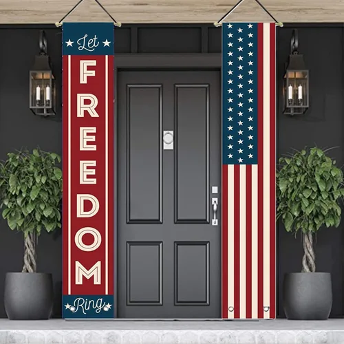 Vista 6 de Decoraciones patrióticas para el 4 de julio, decoración patriótica para el Día de los Caídos para el Día del Trabajo de los Veteranos