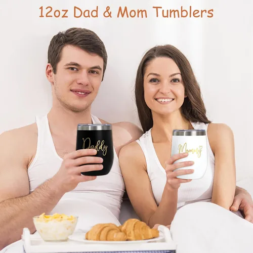 Vista 3 de Regalos para nuevas mamás para mujeres, regalo de embarazo de lujo para nuevos padres, regalos de revelación de género, juegos de regalo para bebés