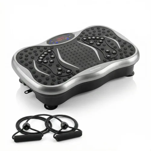 Vista 8 de Plataforma Vibratoria con Altavoz, Bandas de Resistencia y Mando a Distancia Vivflow InnovaGoods