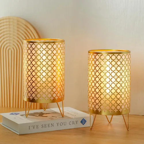 Vista 11 de TRIROCKS Juego de 2 lámparas de mesa con pilas de 19 cm de alto, lámparas inalámbricas decorativas con foco LED para hogar, sala de estar, bodas