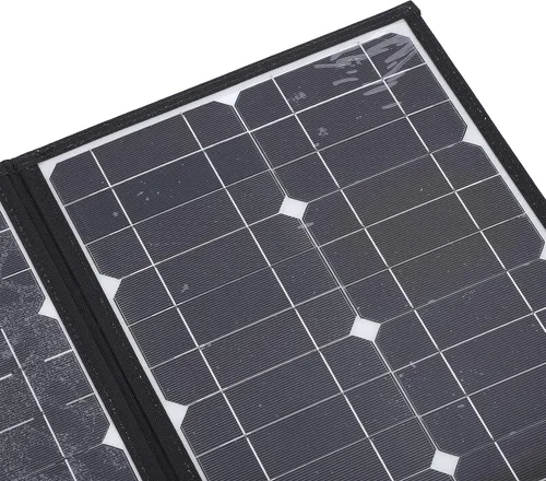 Vista 8 de Generic 200W Flexible Foldable Solar Panel Charger for RV Car Boat, Water Portable Solar Panel for Outdoor Activities