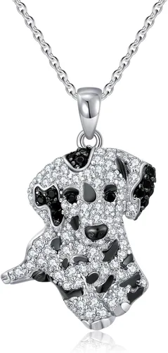 Vista 61 de Collares con colgante de perro de plata de ley S925 – 24 razas corgi/husky/labrador/pastor para mujer