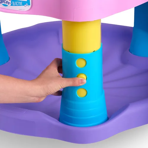 Vista 6 de Evenflo Exersaucer - Platillo de actividades rebotantes, fiesta de té dulce