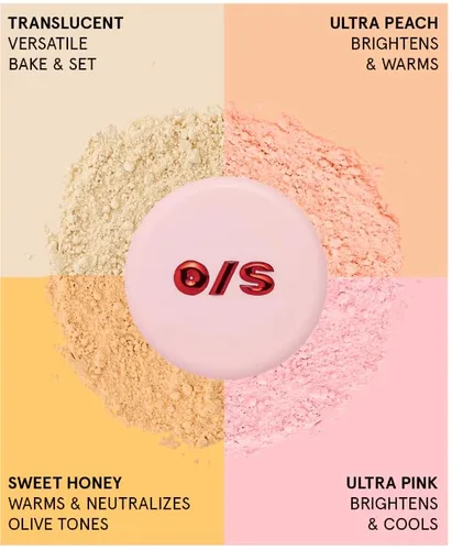 Vista 3 de One Size Por Patrick Star Ultimate Difuminador Fijador Polvo 1.22 oz, Ultra Peach - para tonos de piel muy claros a medios