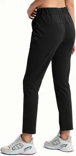 Vista 2 de KUTAPU Women Golf Pants Straight Leg Drawstring Ankle Pants Athletic Sweatpants with Pockets