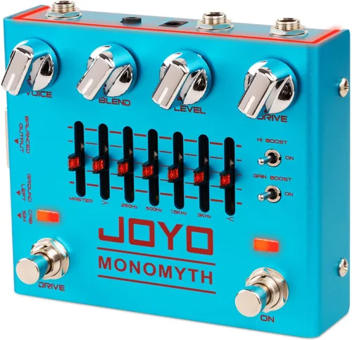 Vista 8 de JOYO Pedales de Bajo para Guitarra, Pedal de Efecto Compresor con Perillas de Compresión Precisas, Bajo Ruido y Alto Rango de Control Dinámico