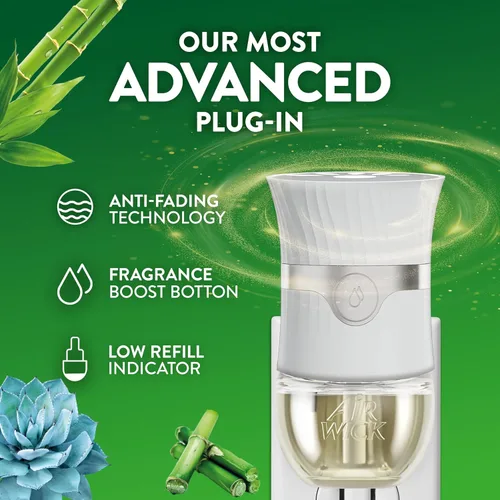 Vista 11 de Air Wick Repuesto de aceite perfumado enchufable, infundido con aceites esenciales, ambientadores de aire enchufables para el hogar, agave azul