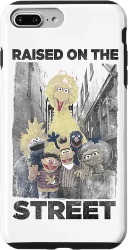 Vista 12 de Sesame Street Funda para iPhone 17 con texto en inglés "Raised on the Streets