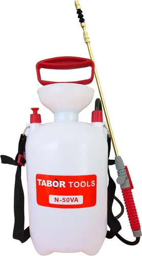 Vista 8 de TABOR TOOLS Bomba de presión para césped y jardín de 1.3 galones con válvula de alivio de presión, correa ajustable para el hombro, varita