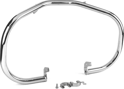 Vista 2 de Krator Protector del motor, cromo, barra de choque de carretera compatible con Honda VT750C2 Shadow Spirit 2007-2022