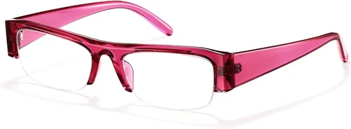 Vista 12 de livho Lentes retro elegantes con bloqueo de luz azul — Marco rectangular estrecho de principios de la década de 2000 para mujer