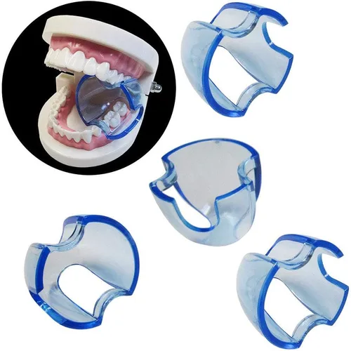 Vista 5 de Retractor de mejilla de ortodoncia dental expansor de boca autoclavable para dientes posteriores (15 piezas/lote)