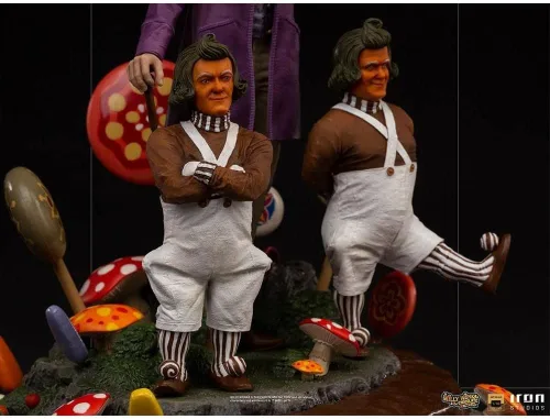 Vista 3 de Estatua Willy Wonka - Willy Wonka y la fábrica de chocolate - Escala de arte 1/10 - Iron Studios