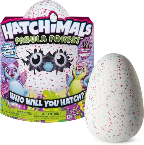 Vista 2 de Hatchimals Fabula Forest - Huevo para incubar con tigrette interactivo de Spin Master (los estilos y colores pueden variar)