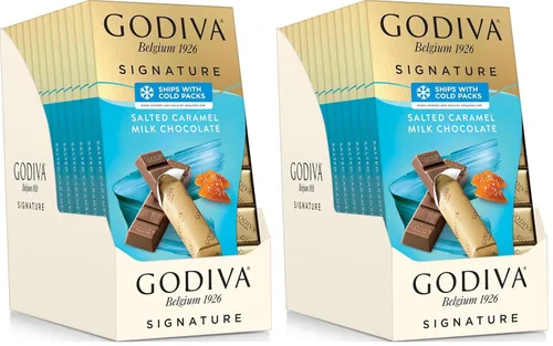 Vista 4 de Godiva Chocolatier Mini barras Chocolate Signature, 72% cacao oscuro, 3.1 onzas (paquete de 12)