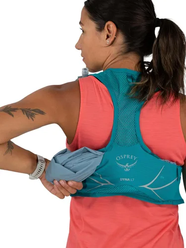 Vista 11 de Osprey Dyna LT Chaleco de hidratación para correr para mujer con botellas blandas hidráulicas